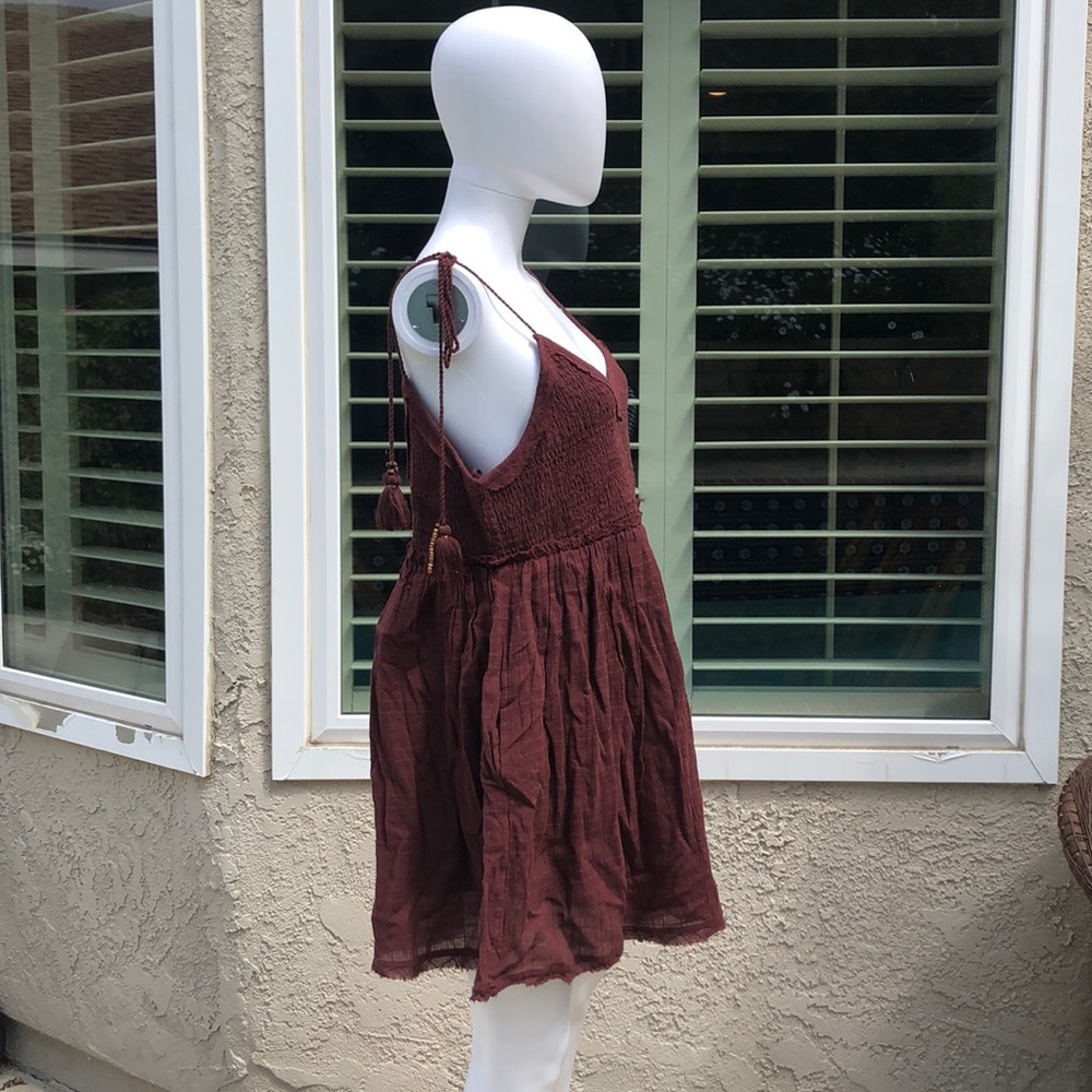 Free People Sun Drenched Mini Dress Sz XS - Picture 5 of 8